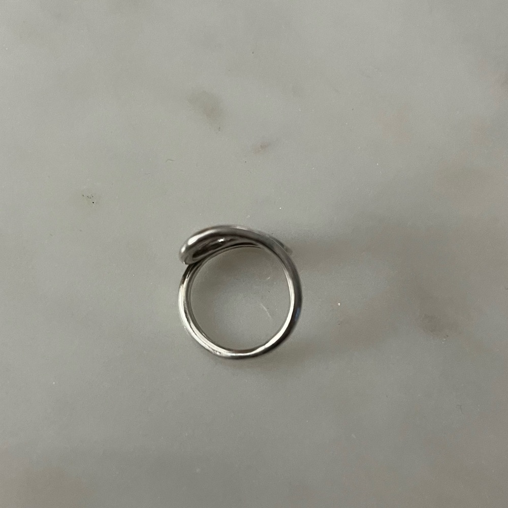 Sterling Silver 925 Wave Ring - image 5